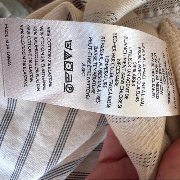 Pilcro Denim Stripe Painter Overalls - Picture 15 of 16